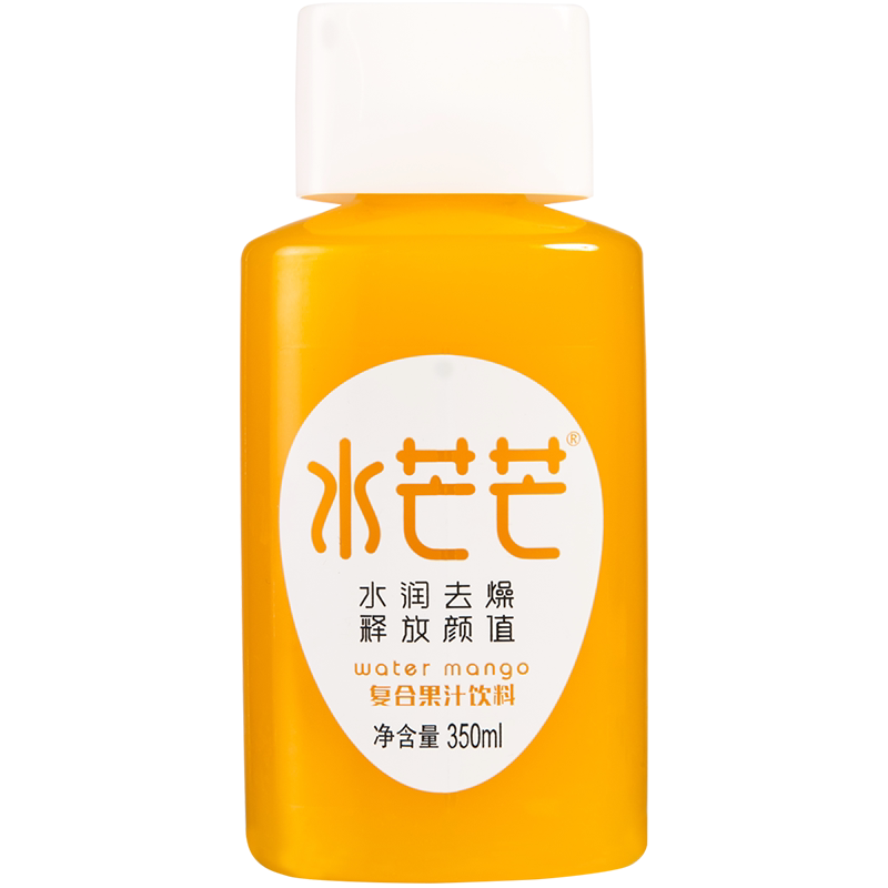 5折】水茫茫芒果汁饮料350ml*6瓶饮料整箱特价浓缩果汁