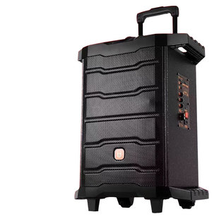 贝德h1086音响声卡一体机广场舞音响户外直播k歌演出大功率音响