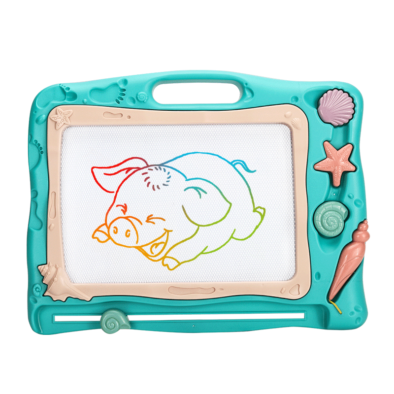 大号儿童画画板磁性写字板彩色磁力涂鸦板小孩幼儿1-3岁2宝宝玩具