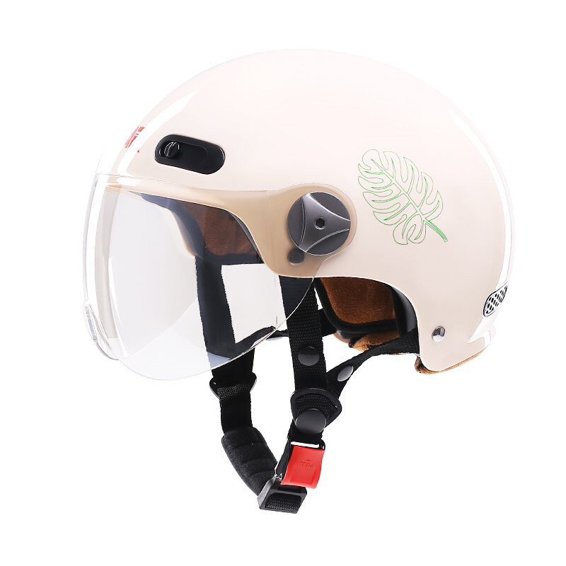 新品VAR国标三C认证电动摩托车骑行冬季头盔男女士四季通用可爱安
