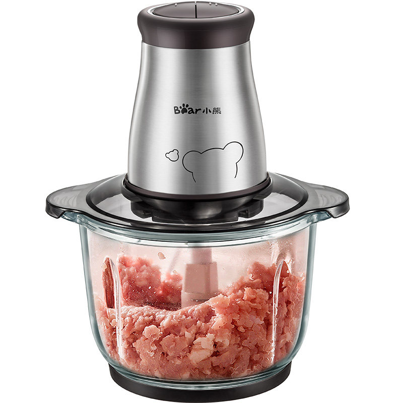 小熊绞肉机家用电动小型多功能全自动饺馅打肉馅不锈钢碎菜碎肉机