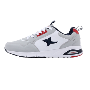 特步新款2020秋冬正品男皮面男鞋