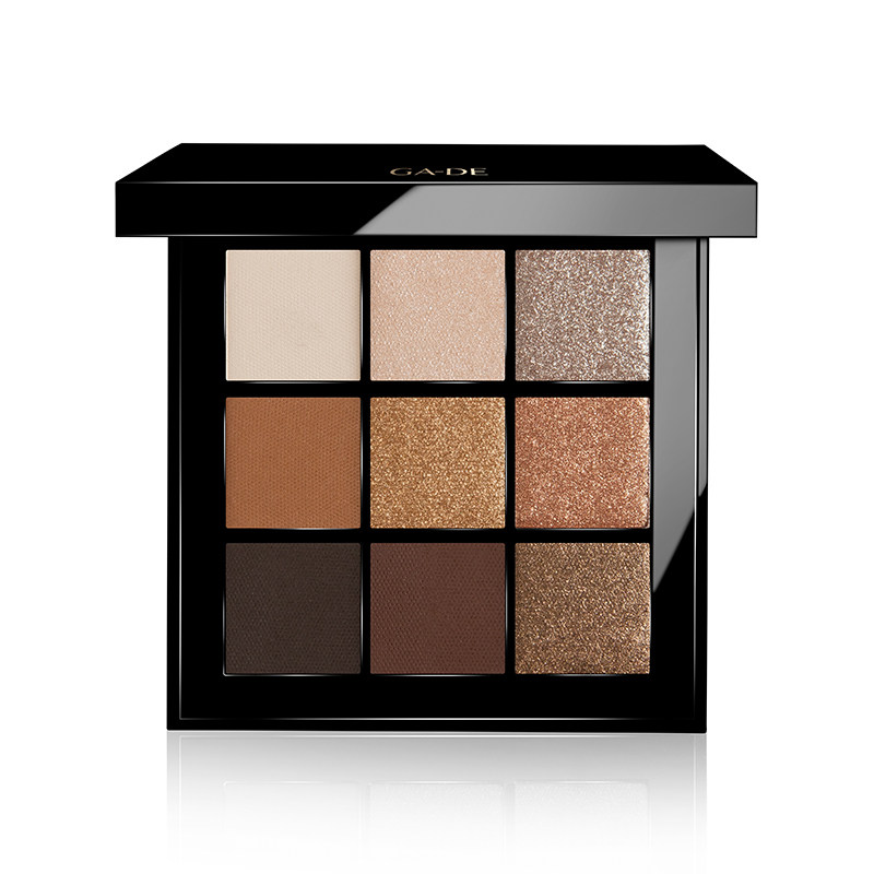 GA-DE葭朵丝绒九色眼影盘进口眼部修饰持妆不易脱色原装正品