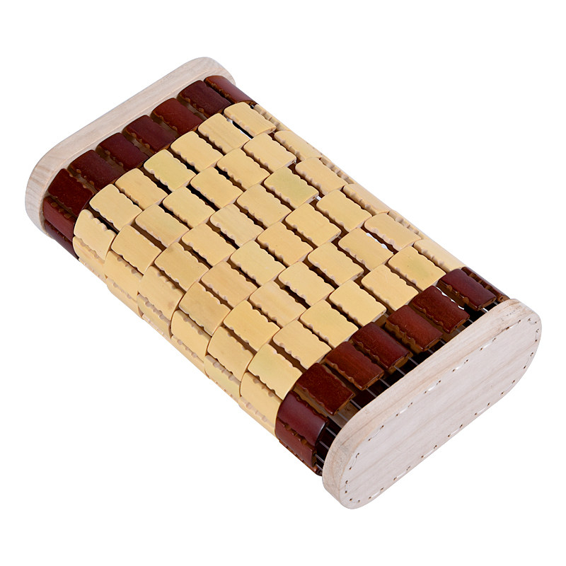 夏季麻将空心竹枕头手工竹子编成人单人颈椎木枕头夏天枕头 凉枕