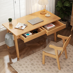 电脑桌小型家用卧室省空间桌子工作台带抽屉单人办公桌简约现代