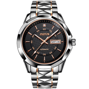 2019新款金仕盾手表男士机械表全自动时尚潮流大表盘钨钢防水男表