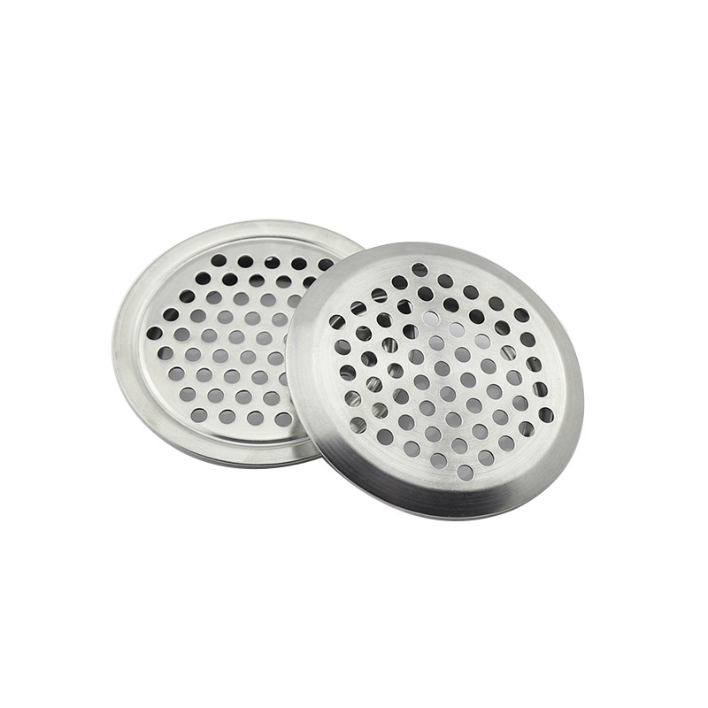不锈钢圆形透气孔橱柜衣柜装饰盖排气通气鞋柜通风孔盖散热孔塞网