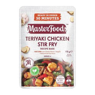 每食富澳洲进口照烧鸡肉调料包175g快手菜谱式低脂烹饪方便炒菜酱