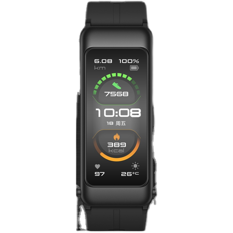 【充电10分钟 通话4小时】huawei/华为手环 b6蓝牙耳机智能运动心率