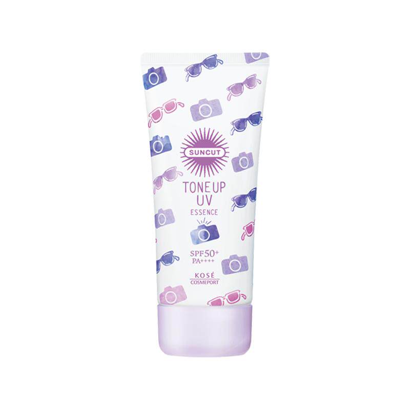 日本SUNCUT高丝提亮防晒精华乳SPF50+面部亮肤防紫外线隔离妆前乳