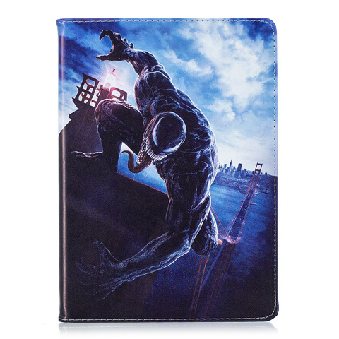 适用2018漫威毒液2017新ipad234保护皮套pro9.7/mini123迷你壳