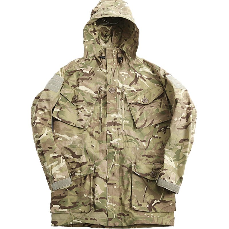 军版物资英军mtp迷彩smock风衣军迷户外收腰式保暖冲锋衣外套男