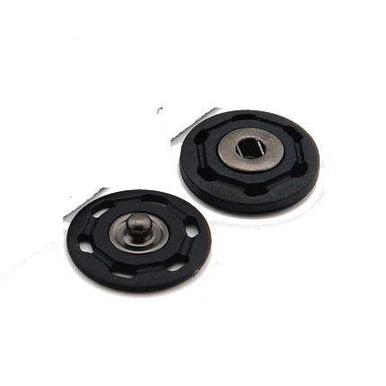 防走光隐形金属暗扣扣子衬衫衣服小号纽扣子母扣黑色按扣摁扣揿扣