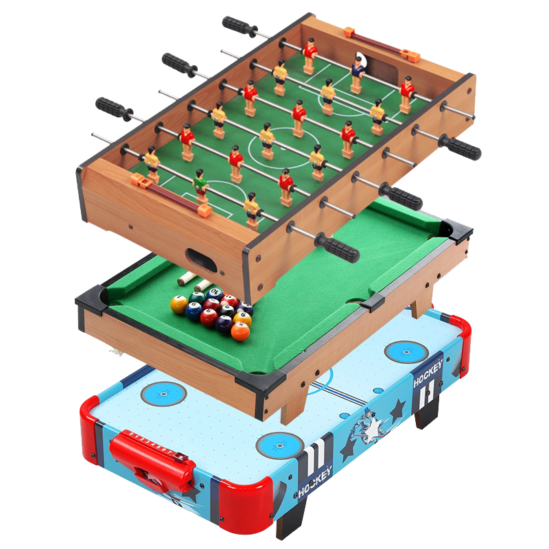 皇冠 桌上足球儿童双人玩具桌面桌游桌球大号足球桌游戏台足球机