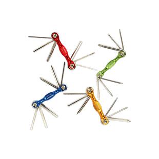 罗宾汉RAH-03进口折叠式螺丝刀套装内六角扳手起子组内六方扳子组