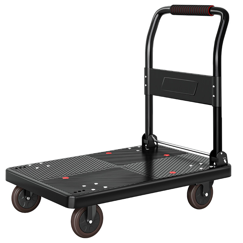 小推车轻便携手推车家用拉货平板车折叠搬运手拉车买菜购物拖车托