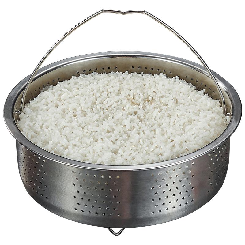 304不锈钢蒸饭神器蒸米饭家用电饭锅米汤分离蒸笼蒸架蒸屉蒸饭篮