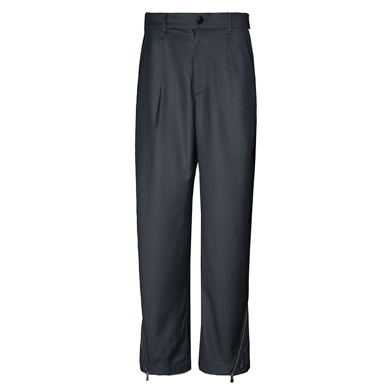 augenweide潮牌街头拉链西裤长裤暗黑高街垂坠宽松阔腿休闲裤男女