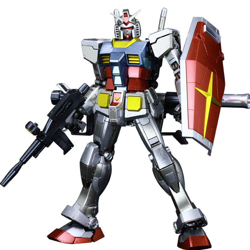 头号玩家高达gundam 元祖 万代金属着色mg rx-78 3.0敢达男孩礼物
