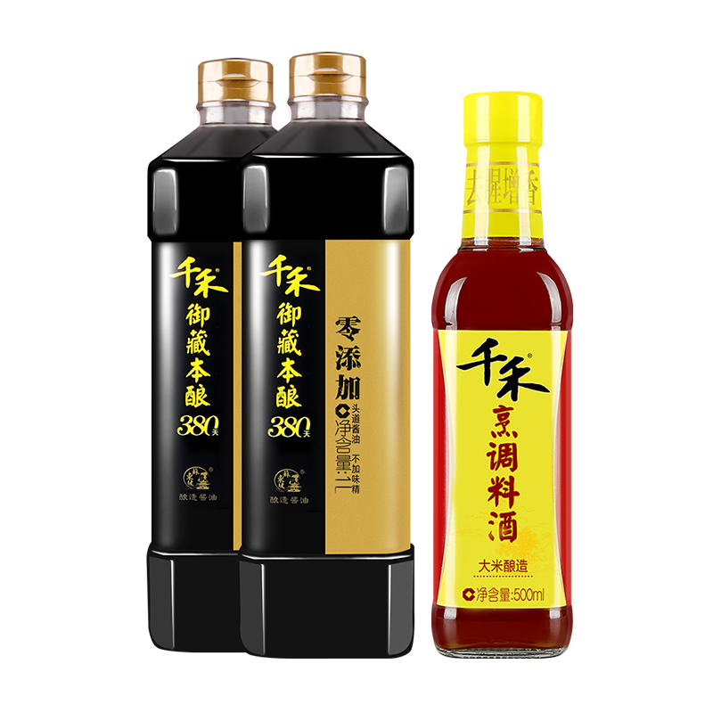 千禾零添加380天生抽1l2酱油