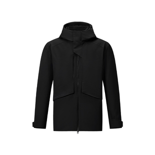 umbro茵宝羽绒服冬季90鹅绒发热抗静电内里防水短款连帽冲锋衣男