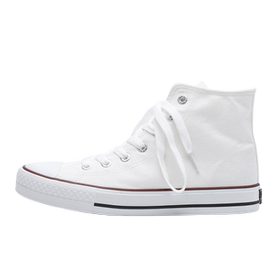 回力帆布鞋高帮女韩国ulzzang百搭原宿复古风韩版休闲学生板鞋女