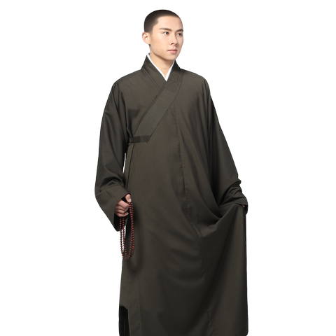 尚远春秋哔叽长褂庄严僧服长褂僧衣大褂僧装长衫僧袍和尚服