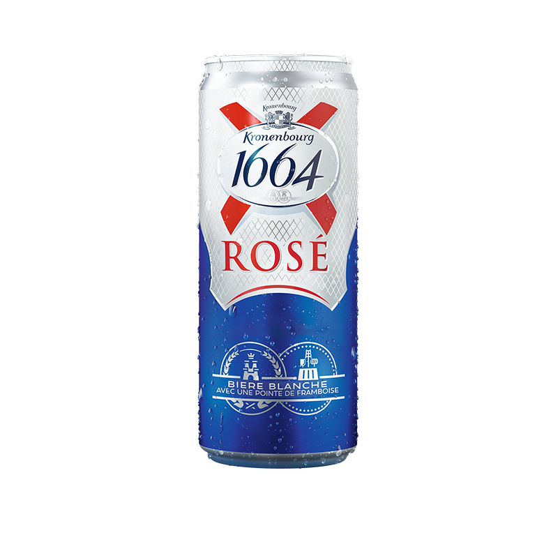 1664 桃红啤酒500ml*1罐 法国经典小麦桃红啤酒单罐嘉士伯官方 - 天猫