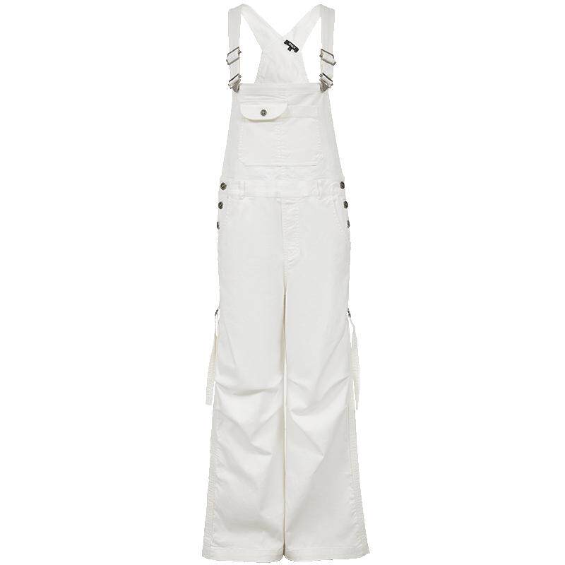 ONLY2025秋冬新款宽肩带宽松直筒裤经典减龄背带裤长裤休闲裤女