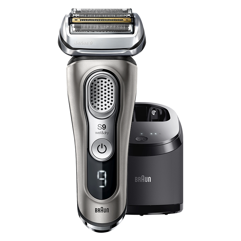 德国博朗进口新9系电动剃须刀9385cc充电往复式刮胡刀4刀头胡须刀