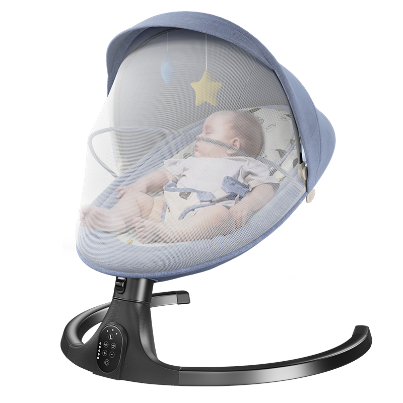 婴儿电动摇摇椅哄娃神器新生儿摇床宝宝哄睡摇篮带娃睡觉安抚躺椅