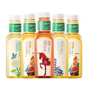 農(nóng)夫山泉東方樹葉500ml無糖茶飲料茉莉花茶烏龍茶綠茶紅茶飲料