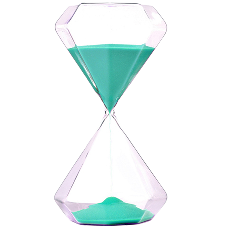 钻石沙漏计时器创意书房客厅桌面摆件生日礼物计时沙漏时间沙漏