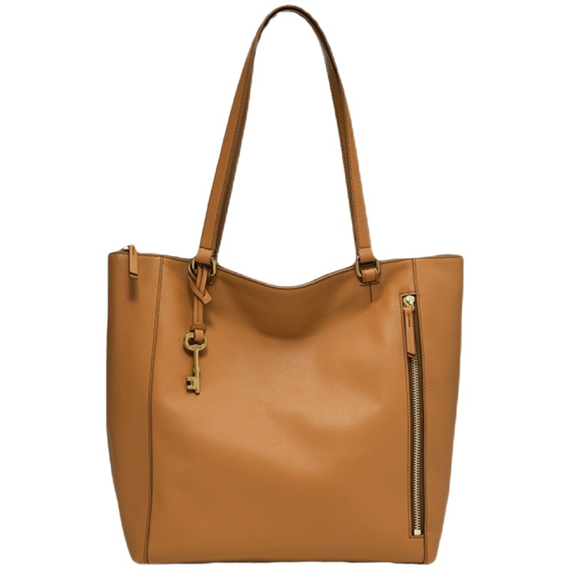 fossil化石女包2021新款时尚通勤包真皮牛皮手提单肩大容量托特包