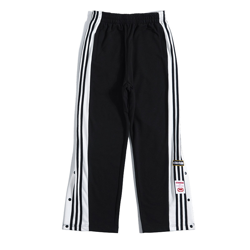 ecko犀牛潮牌秋季新款时尚街头排扣裤多色可选直筒裤潮流休闲裤男