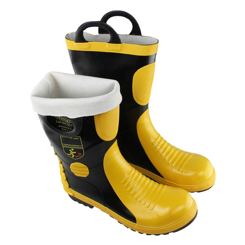 消防战斗靴专用雨鞋防护水鞋耐高温防火扑火抢险救援比武97款02式