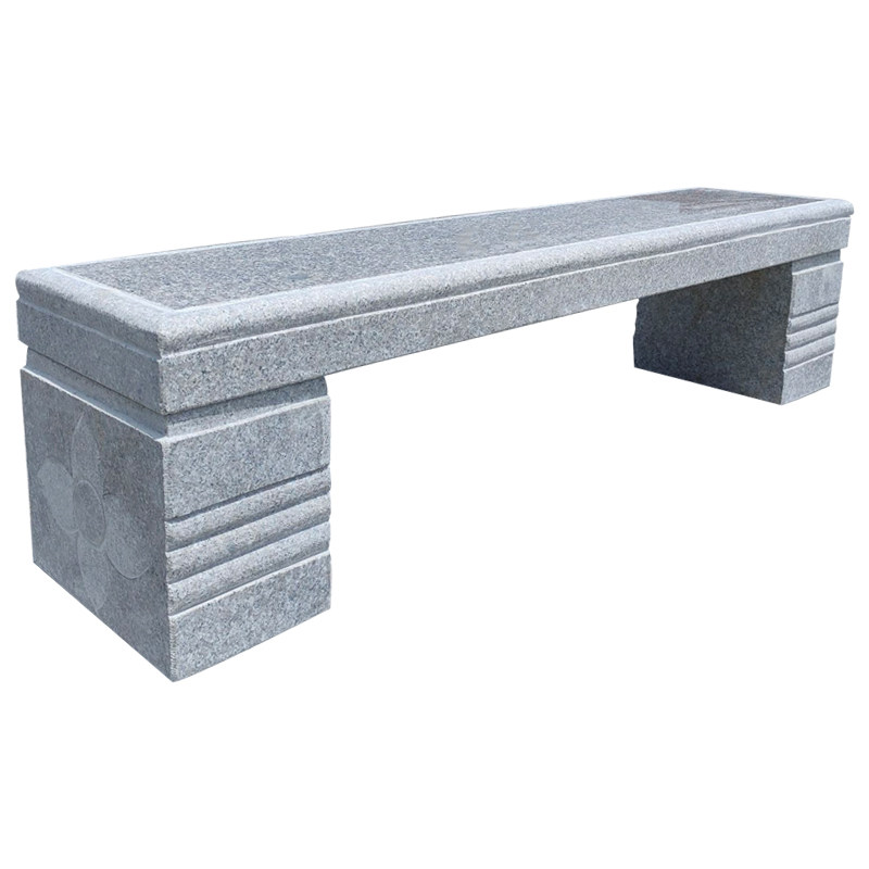 大理石桌石凳子户外庭院长条椅花岗岩石条凳学校摆件刻字原石户外