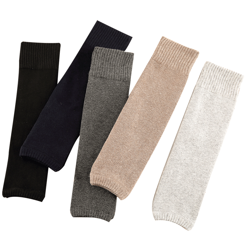 护腿袜套女过膝秋冬长筒保暖半截加绒加厚毛圈脚套半膝护膝老寒腿