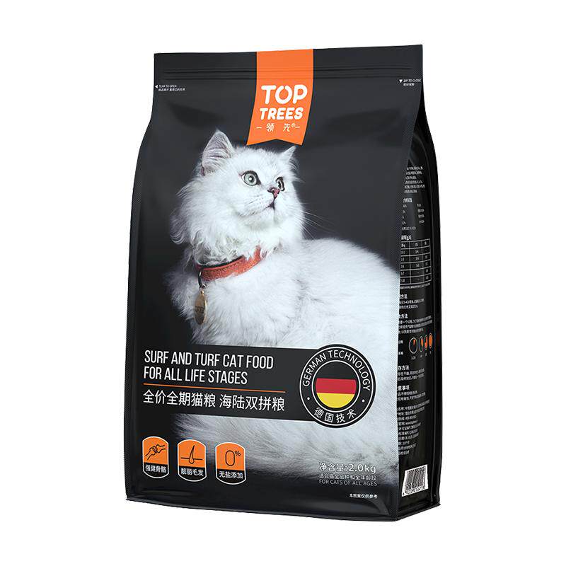 toptrees/领先猫粮成猫幼猫养胃增肥发腮海陆双拼8kg全价猫主粮 - 彤