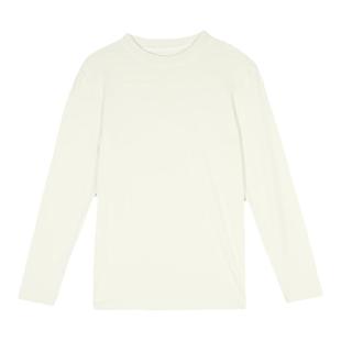 【热特姆】拇指白小T磨毛保暖长袖T恤男女款百搭秋冬新款打底衫