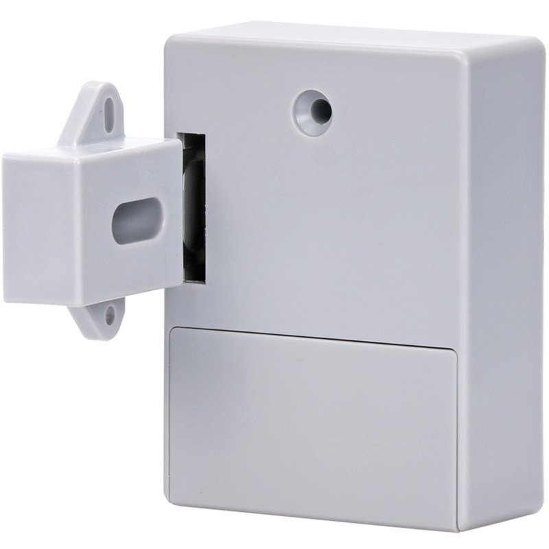 抽屉锁柜子锁免开孔柜门锁家用隐形文件柜锁衣柜暗锁电子智能感应