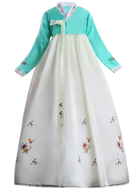 韩服舞蹈宫延朝鲜族大长今新款裙子