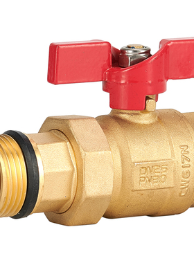 黄铜镀镍4分6分内外丝活接球阀角阀止水阀水管阀门铜球阀1寸油任