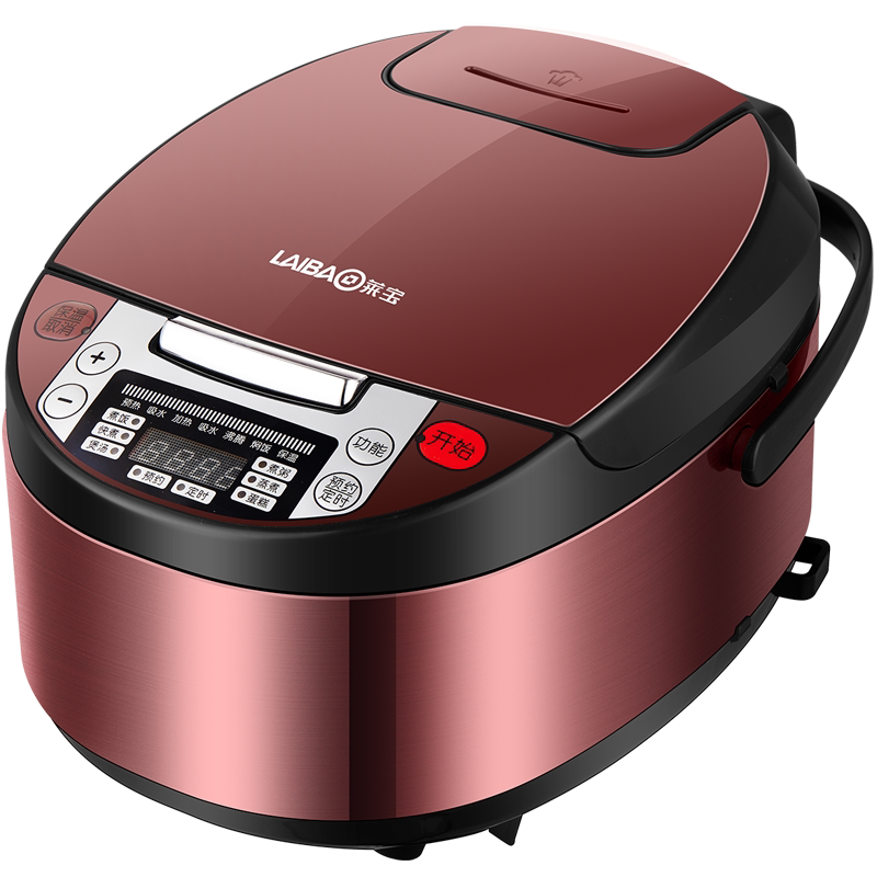 莱宝电饭煲家用迷你小型2-3-4人3升容量多功能智能全自动3l电饭锅
