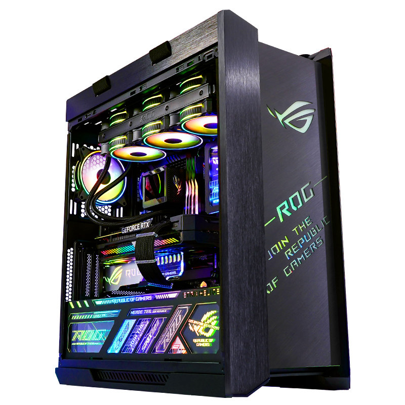 华硕rog全家桶i9 13900k 13700k 4090 4080猛禽显卡游戏电脑主机