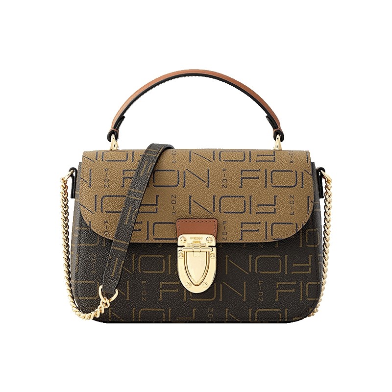 fion菲安妮小众百搭小方包质感轻奢斜挎包