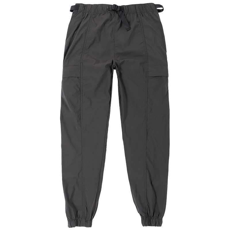 海行薄款束脚工装裤男夏季速干运动九分裤潮牌机能冰丝休闲裤子