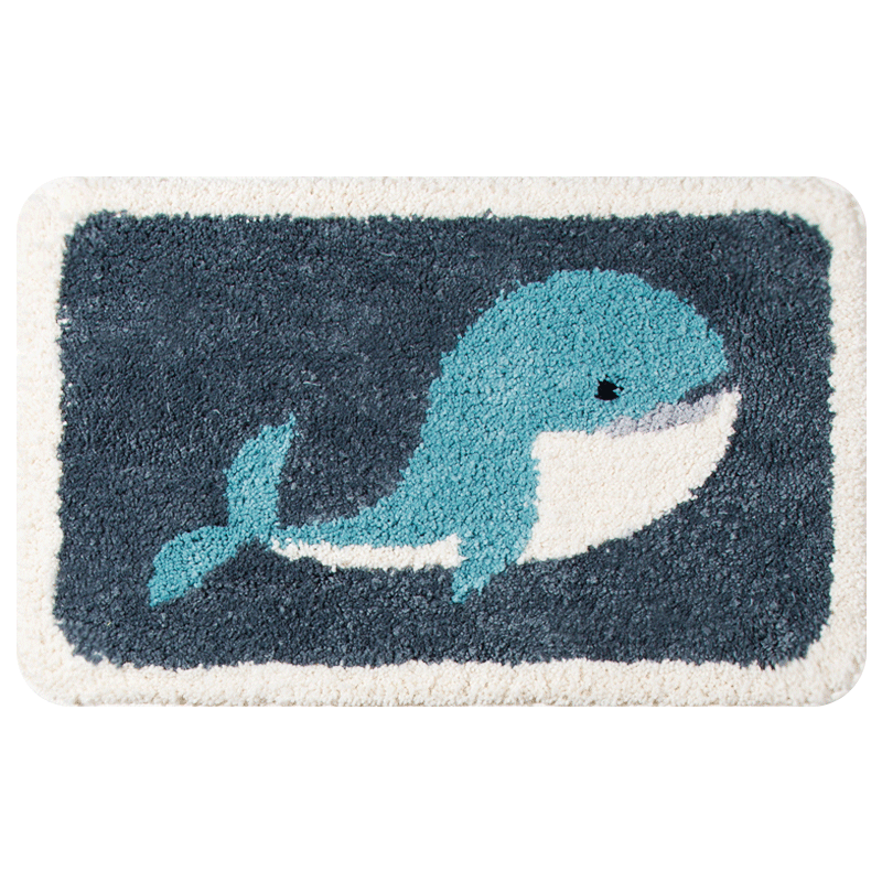 卫生间地垫卡通进门吸水脚垫家用小地毯入户门垫门口浴室防滑垫子