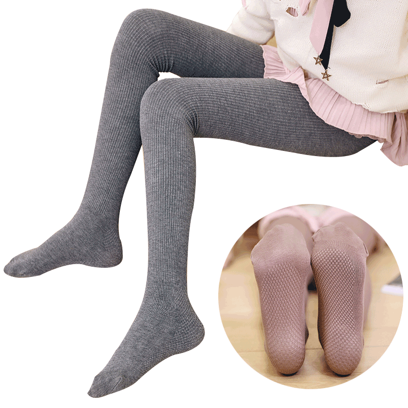 儿童连裤袜春秋薄款女童打底裤夏季宝宝袜裤中大童白色舞蹈丝袜子