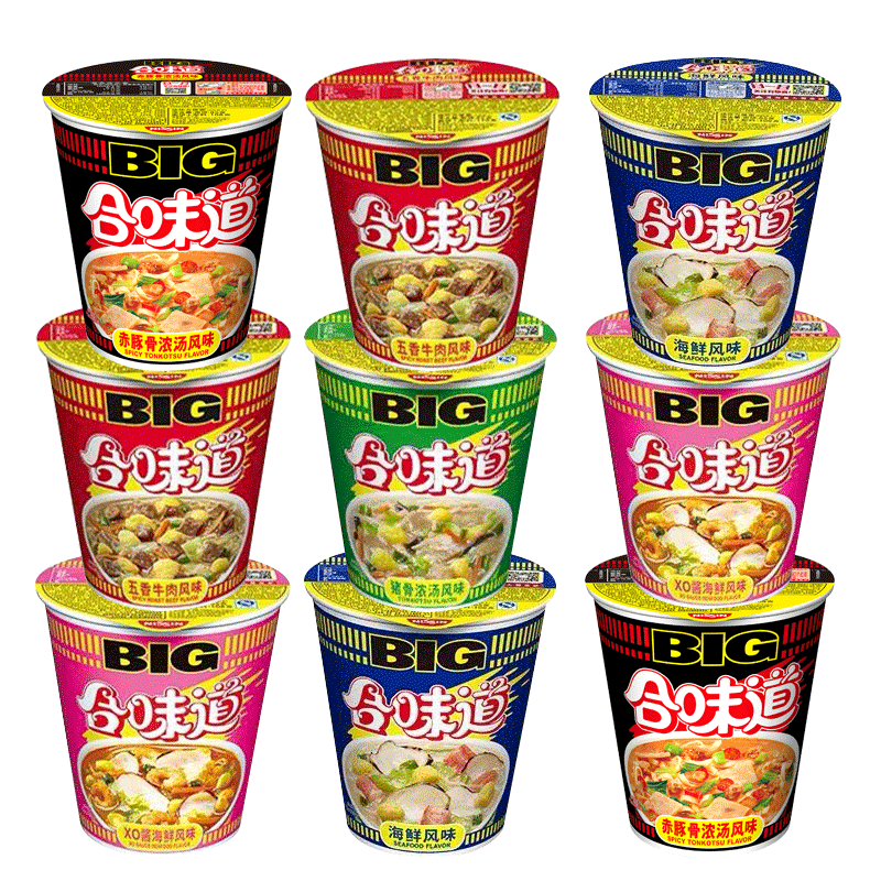 拍二件合味道非油炸豚骨拉面速食泡面